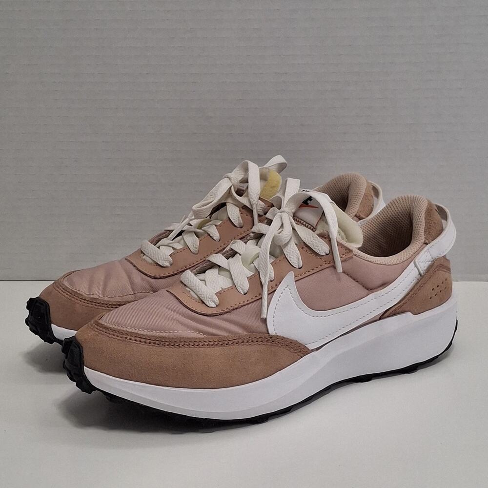 Nike Womens Waffle Debut DH9523-600 Pink Running Shoes Sneakers Size 7.0